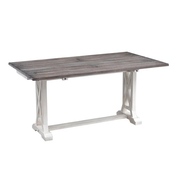 Solid Wood Flip-Top Console & Dining Table  Wooden Bazar