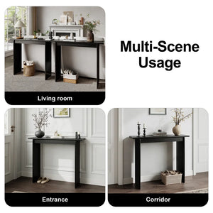 Aastha Slim Entryway Console Table – Modern Hallway Table  Wooden Bazar