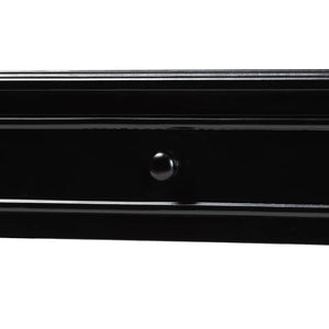 Laura Baxton Studio Malinda Classic Black Wood 2-Drawer Console Table  Wooden Bazar