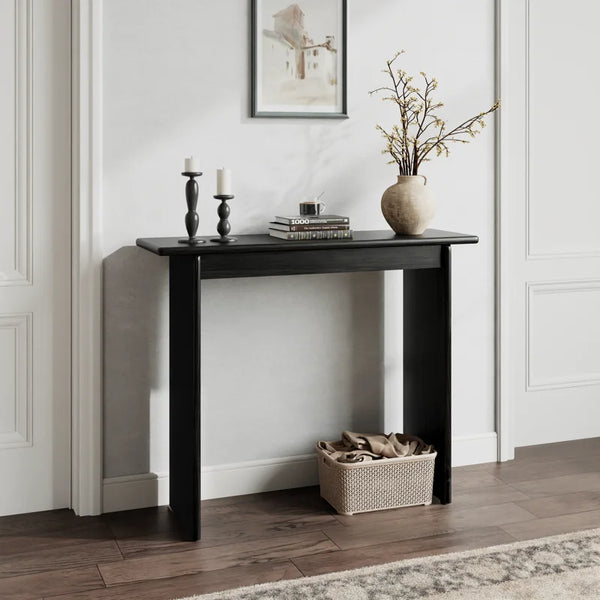 Aastha Slim Entryway Console Table – Modern Hallway Table  Wooden Bazar