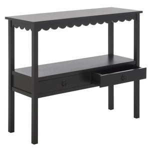 Sacaton Haven Lower 2-Drawer Console Table  Wooden Bazar