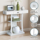 1-Drawer Console Table  Wooden Bazar