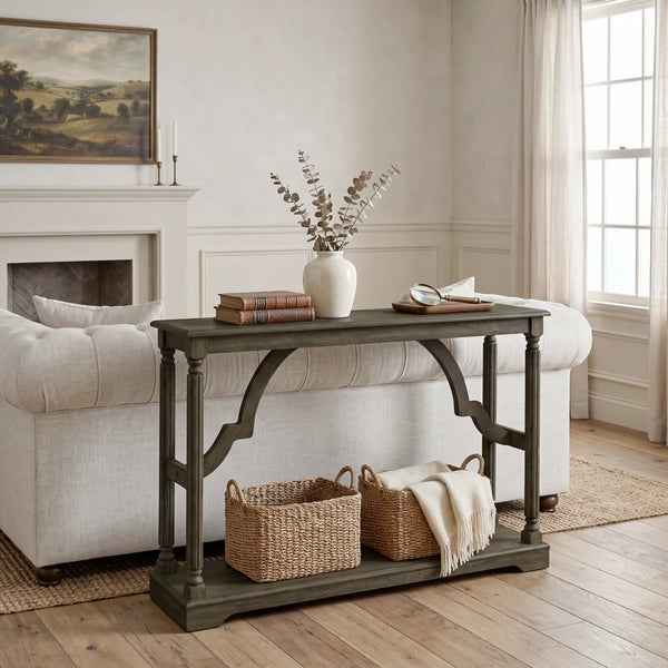 Solid Wood Console Table  Wooden Bazar