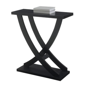 Criss-Cross Console Table  Wooden Bazar