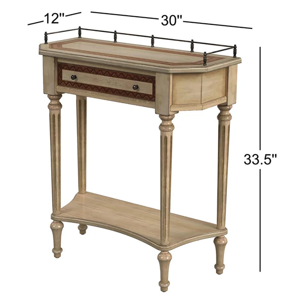 Solid Wood Top Console Table – Entryway & Hallway Table  Wooden Bazar