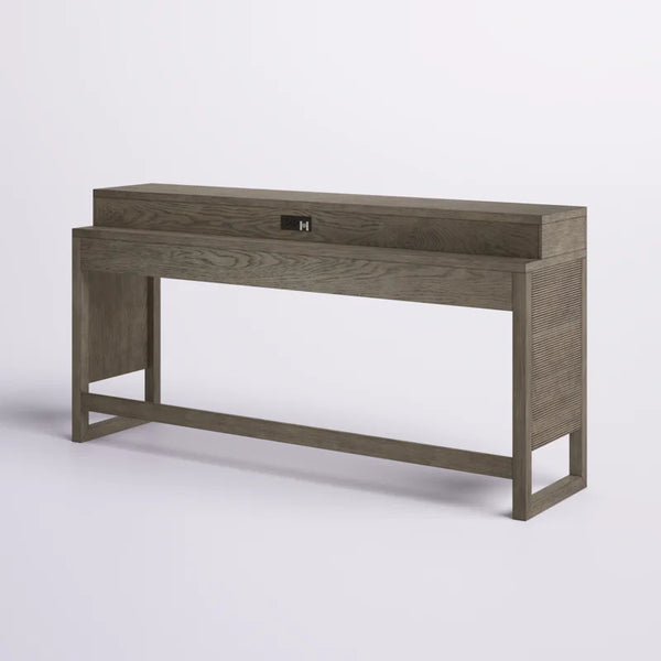 Console Bar Table with Built-In  Wooden Bazar
