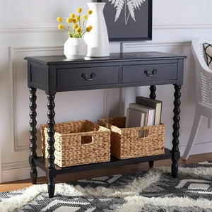 Toulonne 35.5" Console Table  Wooden Bazar