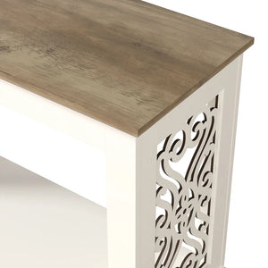 Solid Wood Top Console Table – Entryway & Hallway Table  Wooden Bazar