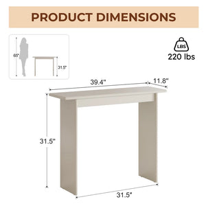 Aastha Slim Entryway Console Table – Modern Hallway Table  Wooden Bazar