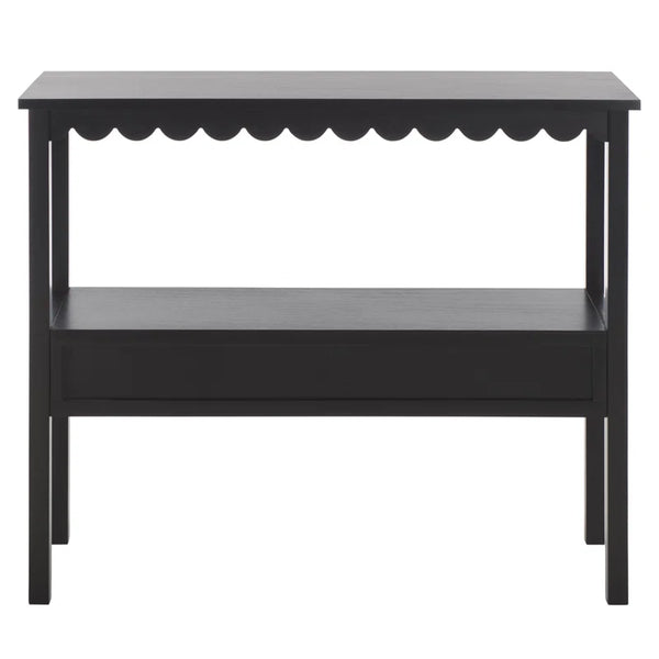 Sacaton Haven Lower 2-Drawer Console Table  Wooden Bazar