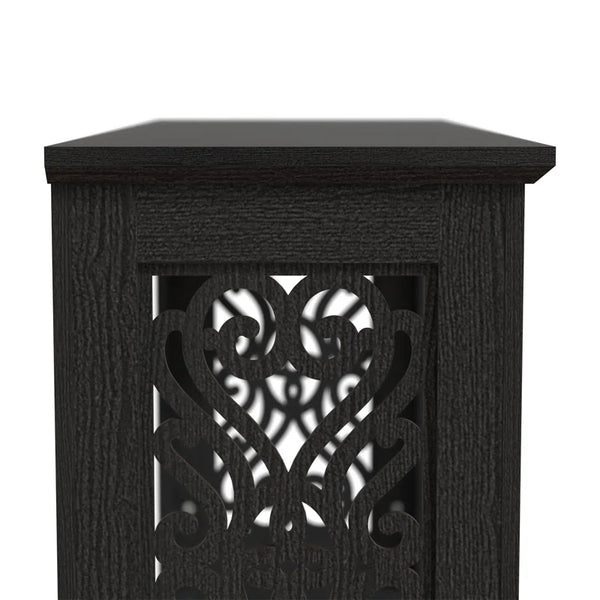 Wood Console Table with Open Shelf  Wooden Bazar