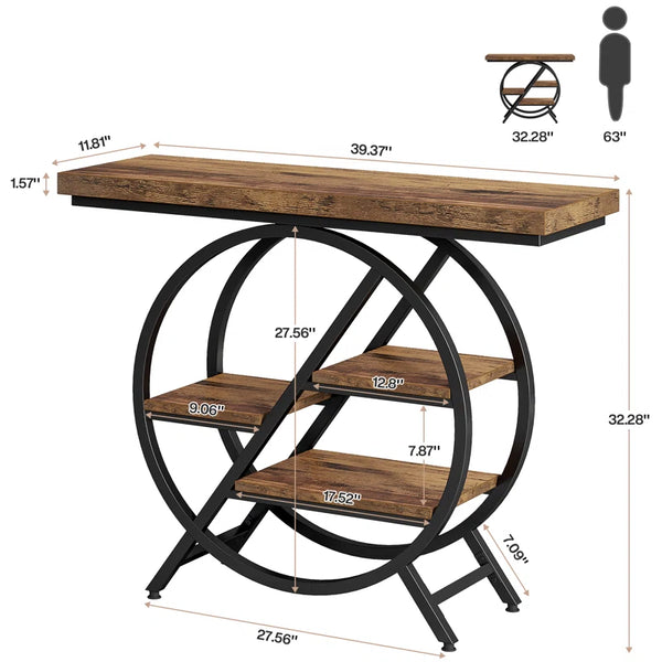 Entryway Console Table  Wooden Bazar