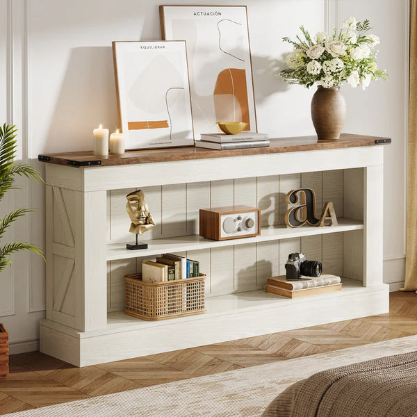 Modern TV Stand for TVs Up to 75", Entertainment Center with Storage Console  Wooden Bazar