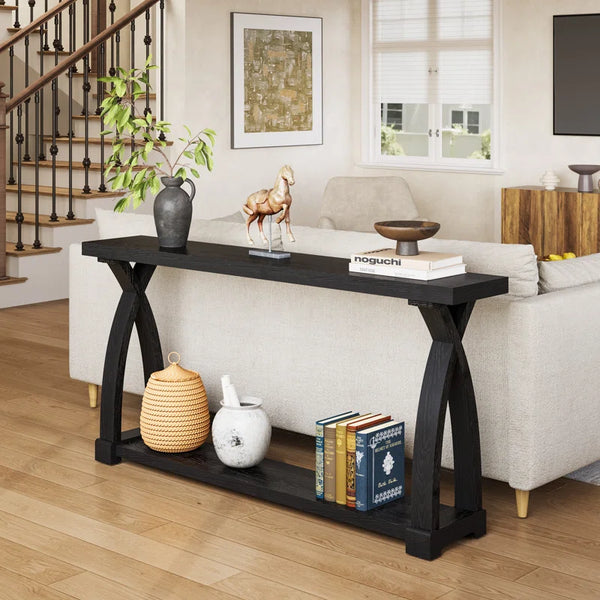 Solid Wood Console Table for Entryway & Living Room  Wooden Bazar