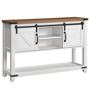 Ordonez 31.9'' H Rectangular Console Table with Shelf  Wooden Bazar
