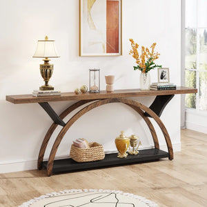 Danu Wood Console Table for Entryway & Living Room  Wooden Bazar
