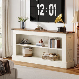 Modern TV Stand for TVs Up to 75", Entertainment Center with Storage Console  Wooden Bazar