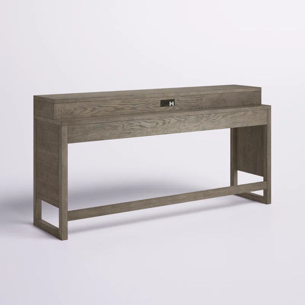 Console Bar Table with Built-In  Wooden Bazar