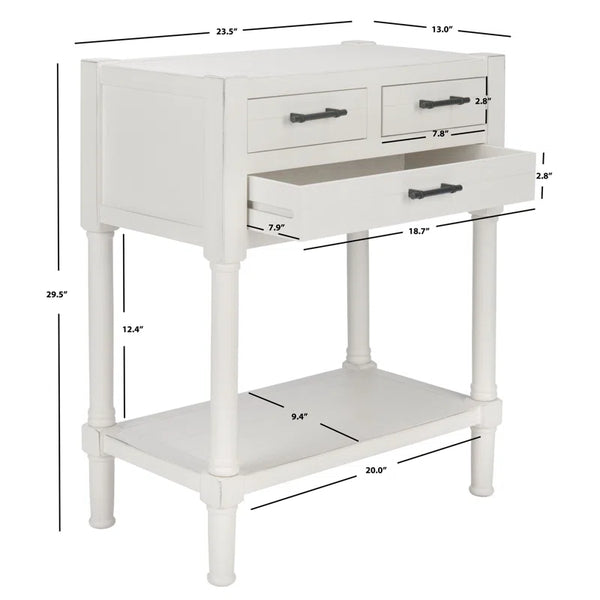 Pratt 23.5" Console Table  Wooden Bazar