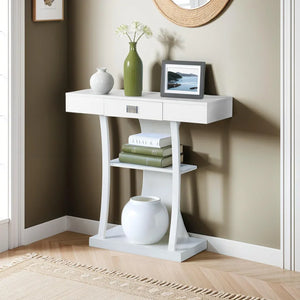 1-Drawer Console Table  Wooden Bazar
