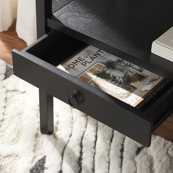 Hibbitts 2-Drawer Console Table  Wooden Bazar