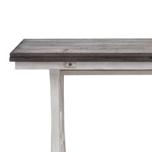 Solid Wood Flip-Top Console & Dining Table  Wooden Bazar
