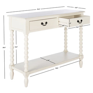 Toulonne 35.5" Console Table  Wooden Bazar
