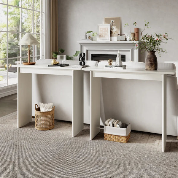 Aastha Slim Entryway Console Table – Modern Hallway Table  Wooden Bazar