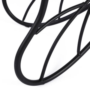 Solid Wood Console Table with Butterfly Iron Base  Wooden Bazar