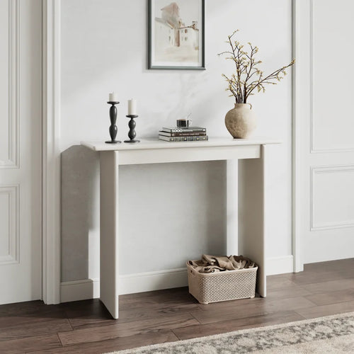 Aastha Slim Entryway Console Table – Modern Hallway Table  Wooden Bazar