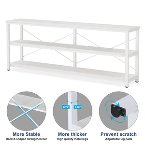 Manufactured Wood Top Console Table with Metal Frame  Wooden Bazar