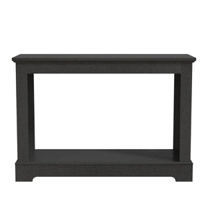 Wood Console Table with Open Shelf  Wooden Bazar