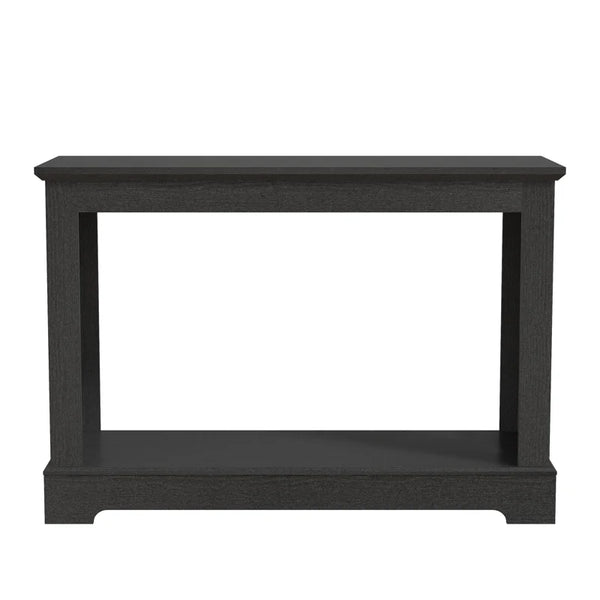 Wood Console Table with Open Shelf  Wooden Bazar