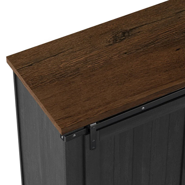 TV Stand & Media Console with Storage  Wooden Bazar