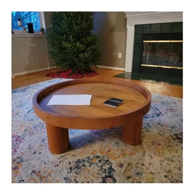 Eleanne Coffee Table And Center Table Brown