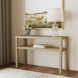 47-Inch Console Table  Wooden Bazar