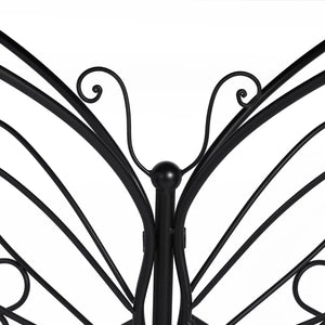 Solid Wood Console Table with Butterfly Iron Base  Wooden Bazar