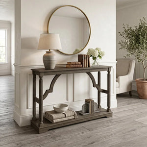 Solid Wood Console Table  Wooden Bazar