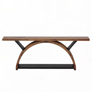 Danu Wood Console Table for Entryway & Living Room  Wooden Bazar