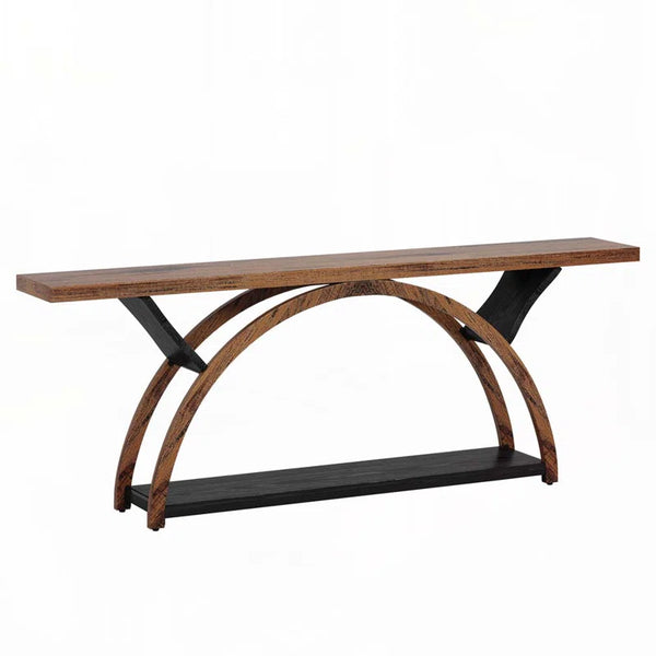 Danu Wood Console Table for Entryway & Living Room  Wooden Bazar