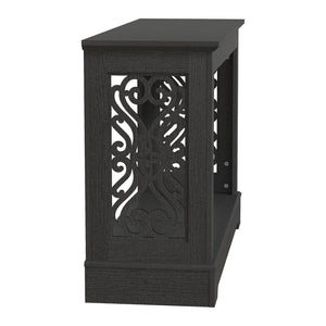 Wood Console Table with Open Shelf  Wooden Bazar