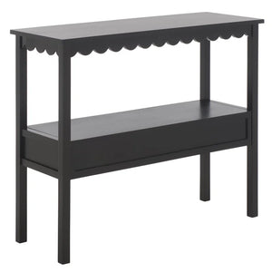 Sacaton Haven Lower 2-Drawer Console Table  Wooden Bazar