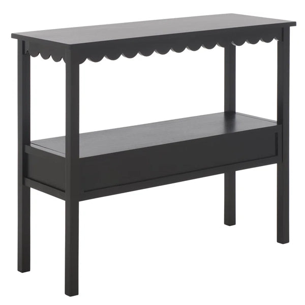Sacaton Haven Lower 2-Drawer Console Table  Wooden Bazar