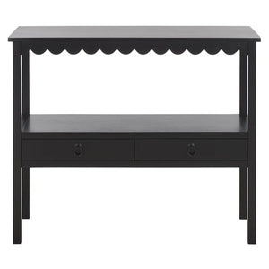 Sacaton Haven Lower 2-Drawer Console Table  Wooden Bazar