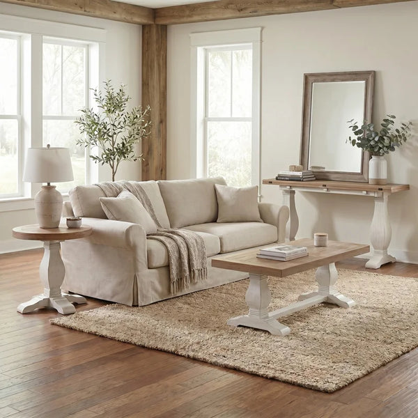 Sarcoline Solid Wood Flip-Top Sofa Console Table  Wooden Bazar