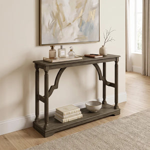 Solid Wood Console Table  Wooden Bazar