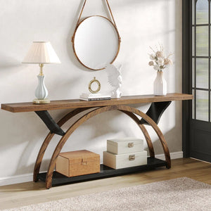 Danu Wood Console Table for Entryway & Living Room  Wooden Bazar