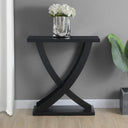 Criss-Cross Console Table  Wooden Bazar