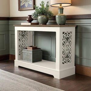 Solid Wood Top Console Table – Entryway & Hallway Table  Wooden Bazar