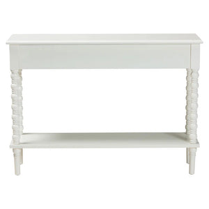 Laura Baxton Studio Malinda Classic Black Wood 2-Drawer Console Table  Wooden Bazar